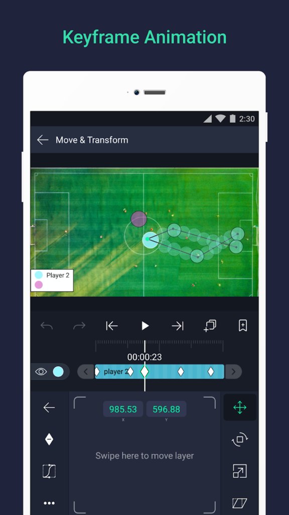 alight motion keyframe animation feature